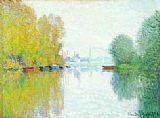 Claude Monet Autumn on the Seine, Argenteuil painting